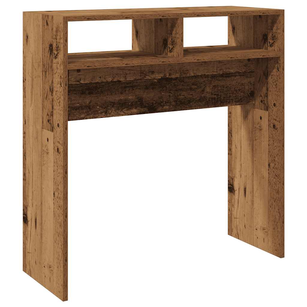 Mesa consola - mesa de entrada 78x30x80 cm derivados de madeira madeira velha