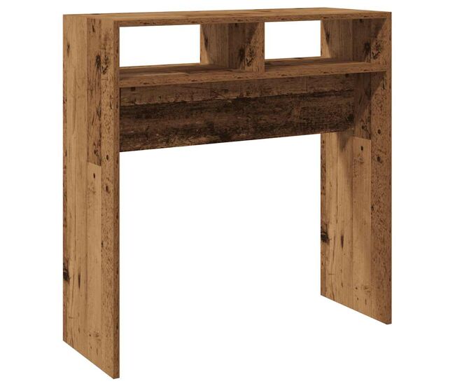 Mesa consola - mesa de entrada 78x30x80 cm derivados de madeira madeira velha