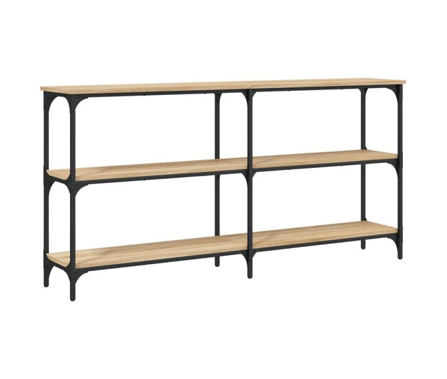 Mesa consola - mesa de entrada 150x29x75 cm derivados de madeira carvalho sonoma