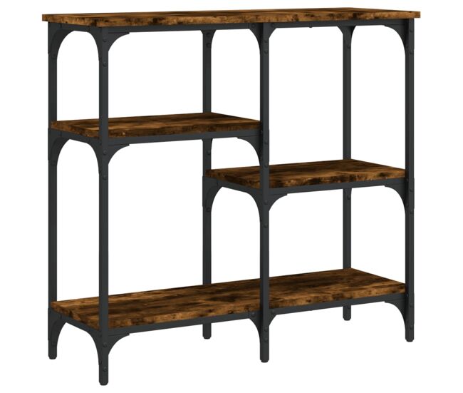 Mesa consola - mesa de entrada 80x29x75 cm derivados de madeira carvalho fumado
