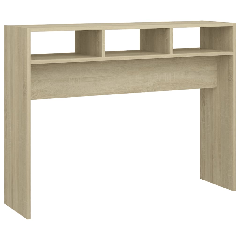 Mesa consola - mesa de entrada 105x30x80 cm derivados de madeira carvalho sonoma