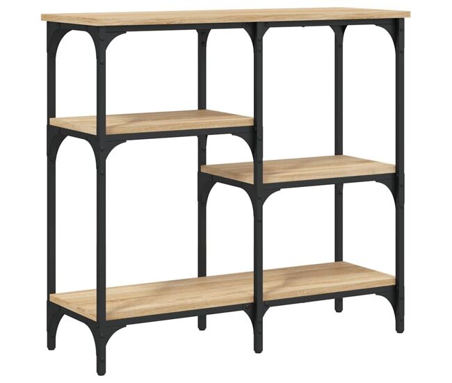 Mesa consola - mesa de entrada 80x29x75 cm derivados de madeira carvalho sonoma