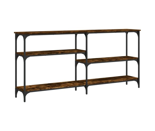 Mesa consola - mesa de entrada 160x29x75 cm derivados de madeira carvalho fumado