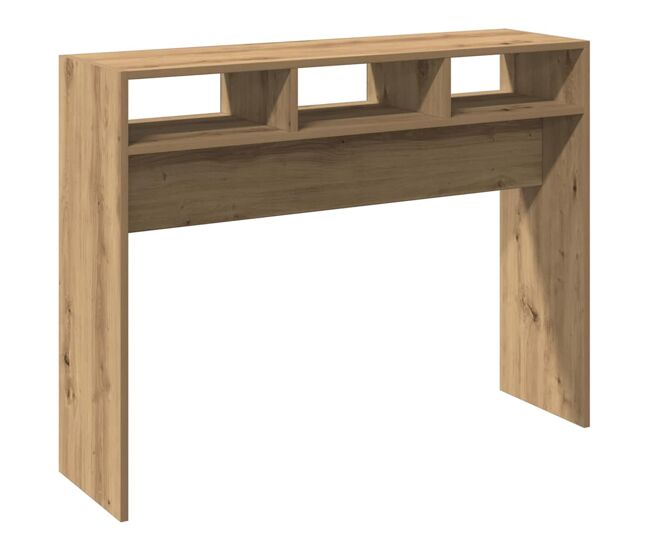Mesa consola - mesa de entrada 105x30x80 cm derivados madeira carvalho artisiano
