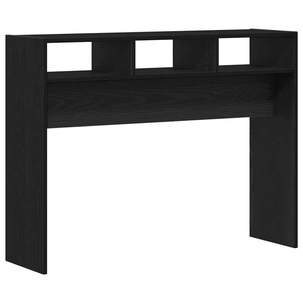 Mesa consola - mesa de entrada carvalho preto 105 x 30 x 80 cm madeira processada