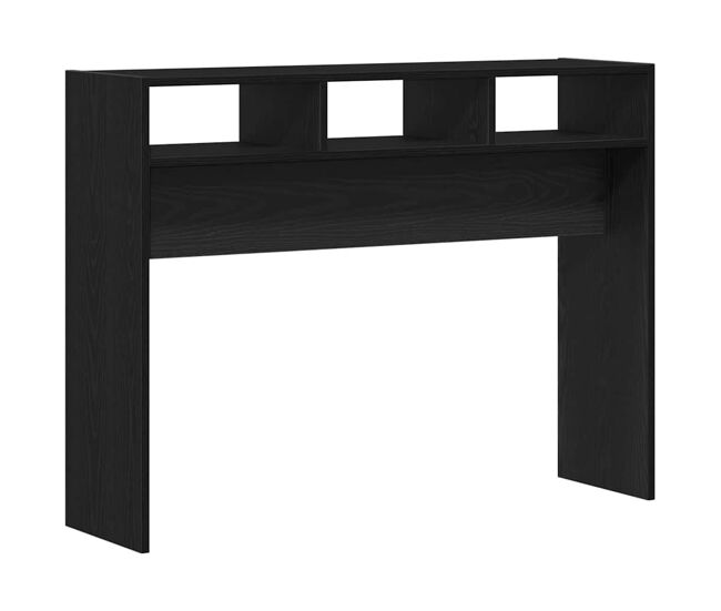 Mesa consola - mesa de entrada carvalho preto 105 x 30 x 80 cm madeira processada