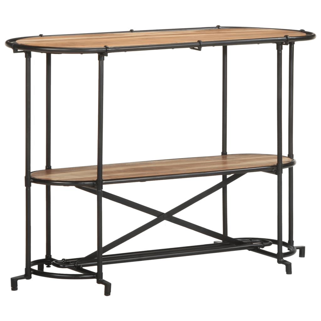 Mesa consola - mesa de entrada 110x42x76 cm madeira de acácia maciça