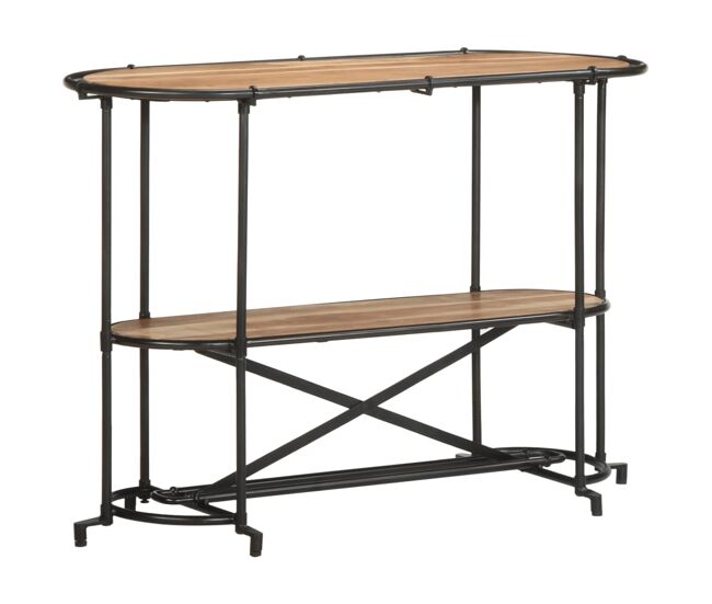 Mesa consola - mesa de entrada 110x42x76 cm madeira de acácia maciça