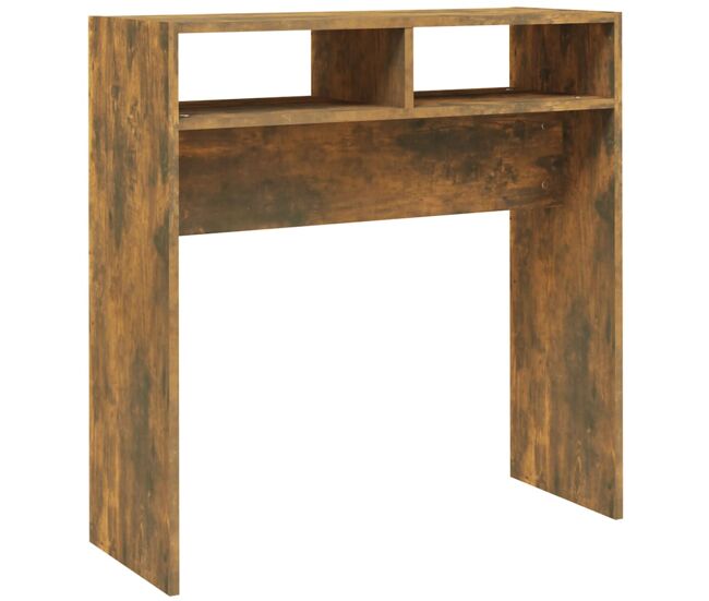 Mesa consola - mesa de entrada 78x30x80 cm derivados de madeira carvalho fumado
