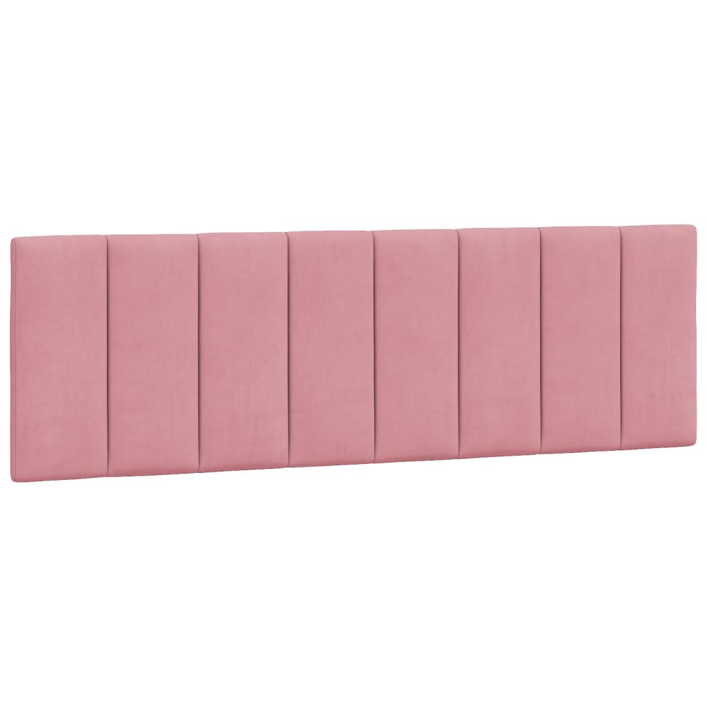 Almofadão de cabeceira - cabeceira de cama 160 cm veludo rosa