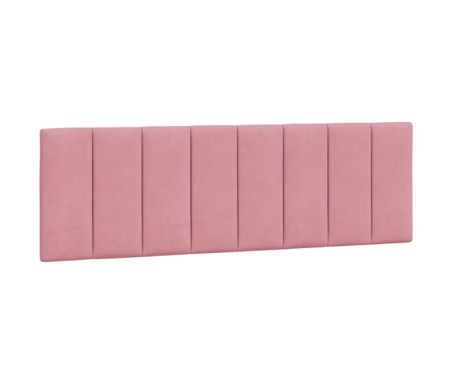 Almofadão de cabeceira - cabeceira de cama 160 cm veludo rosa