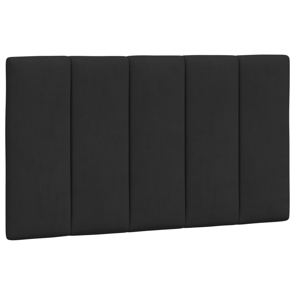 Almofadão de cabeceira - cabeceira de cama 90 cm veludo preto