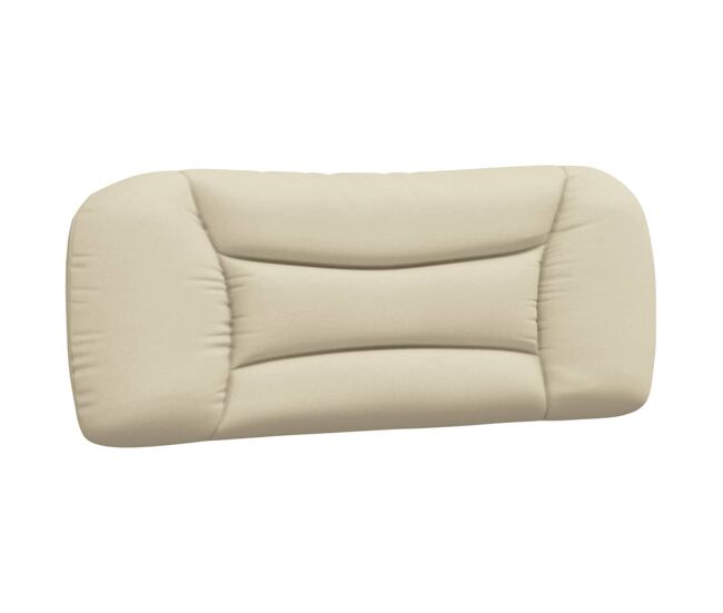 Almofadão de cabeceira - cabeceira de cama 100 cm tecido creme