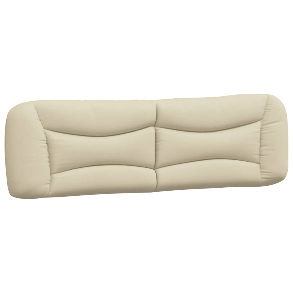 Almofadão de cabeceira - cabeceira de cama 180 cm tecido creme