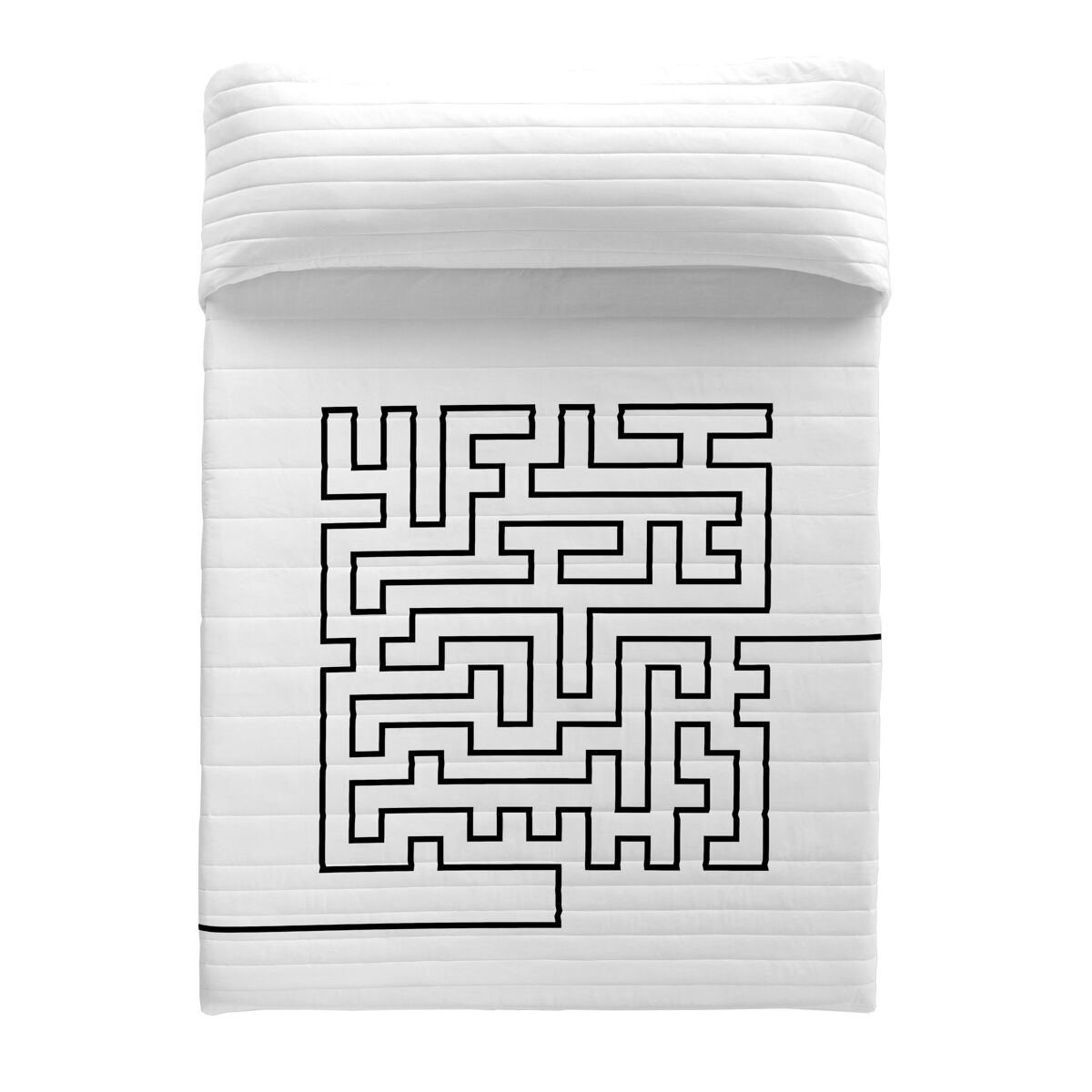 Icehome - colcha bouti estampada - peso 70 gramas - cama 150 - laberinth