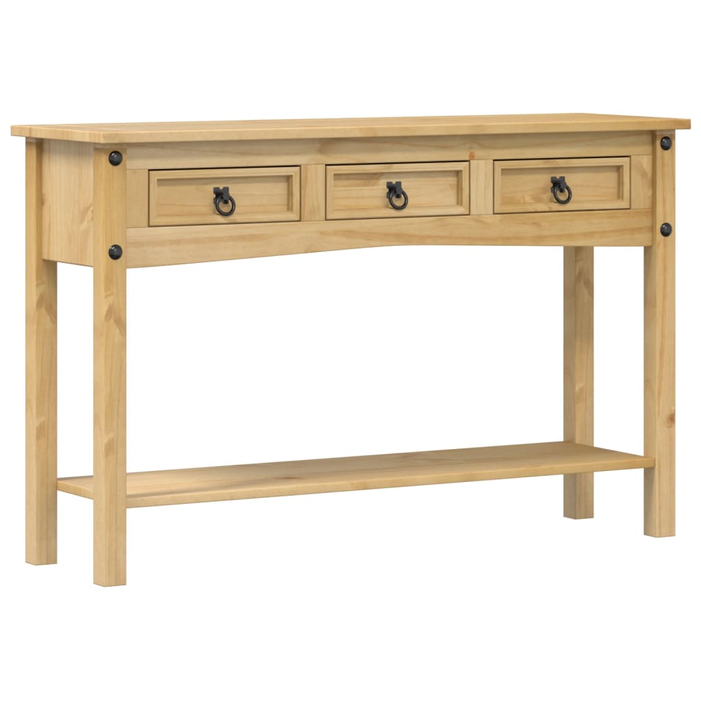 Mesa consola - mesa de entrada corona 114x34,5x73 cm madeira de pinho maciça