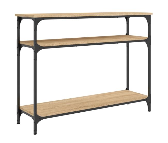 Mesa consola - mesa de entrada 100x29x75 cm derivados de madeira carvalho sonoma