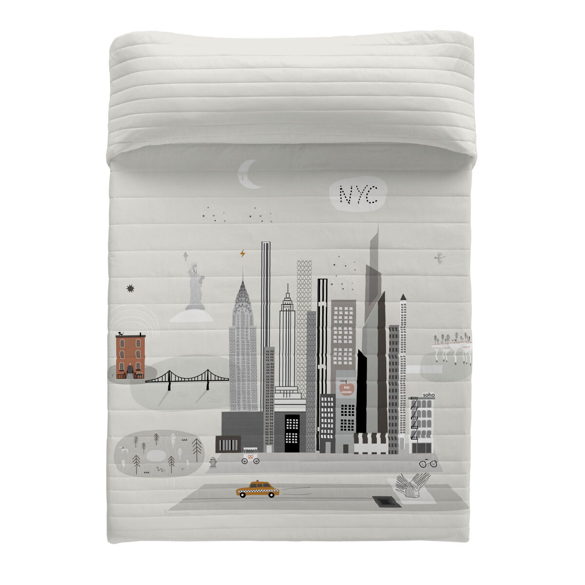 Haciendo el indio - colcha bouti estampada - peso 70 gramas - cama 135/150 - nyc