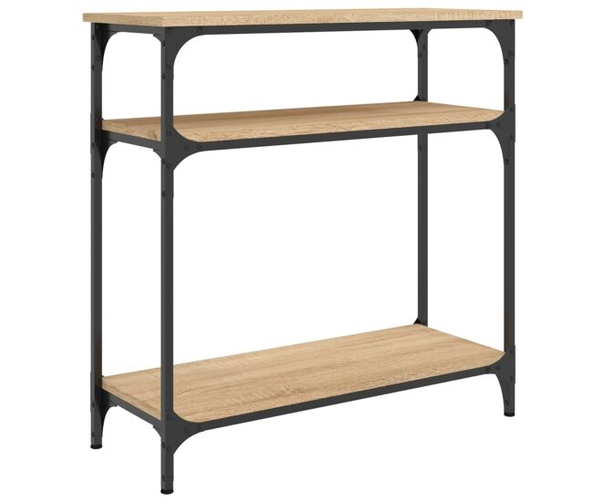 Mesa consola - mesa de entrada 75x29x75 cm derivados de madeira carvalho sonoma