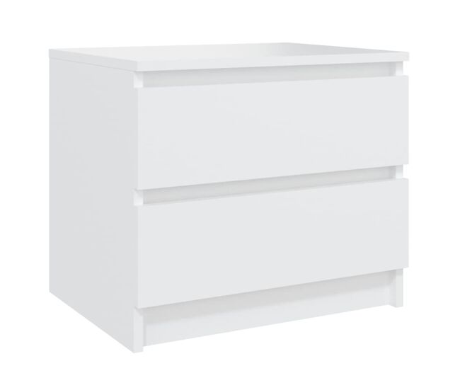 Mesa de cabeceira - mesinha de cabeceira 50x39x43,5 cm derivados de madeira branco