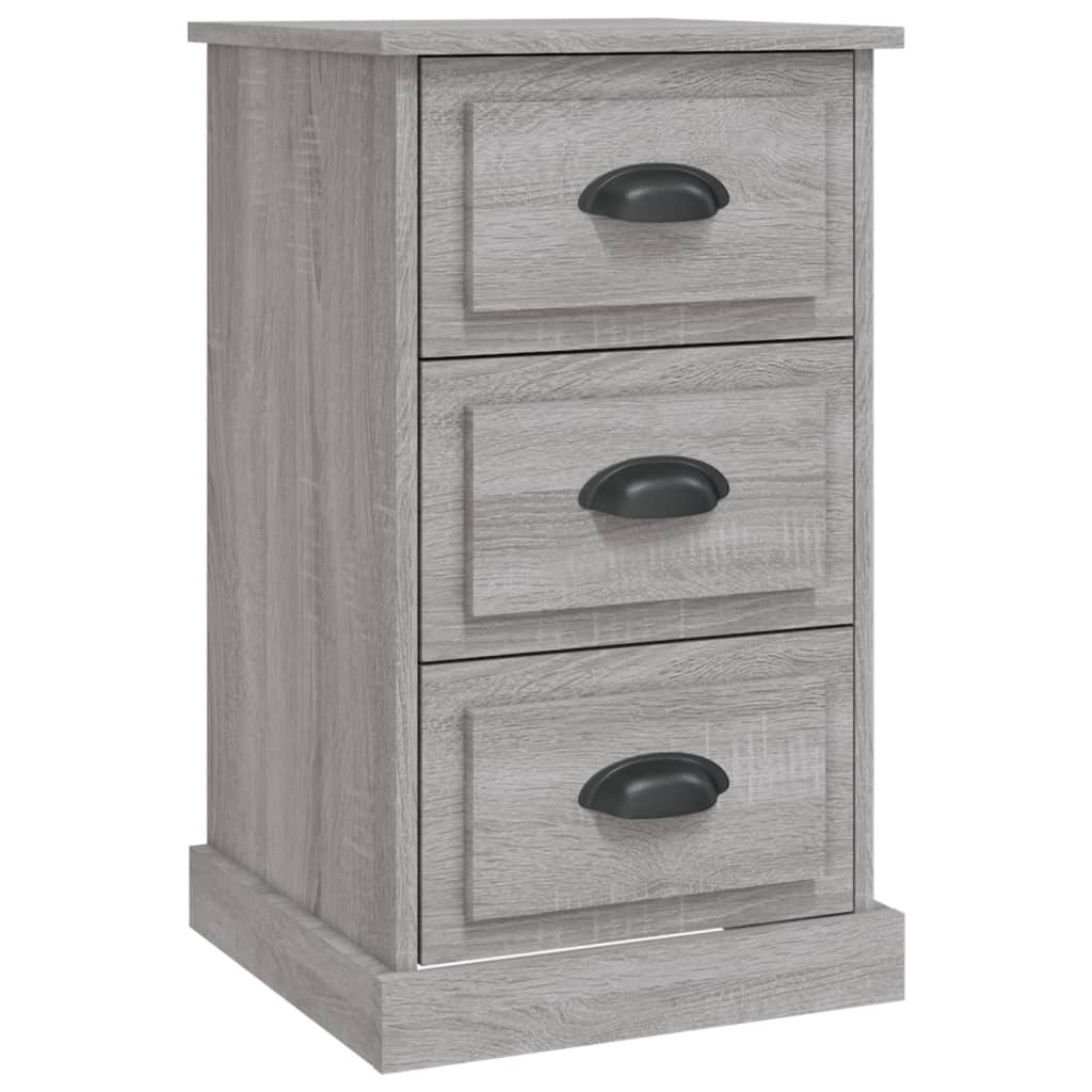 Mesa de cabeceira - mesinha de cabeceira 39x39x67 cm derivados madeira cinzento sonoma