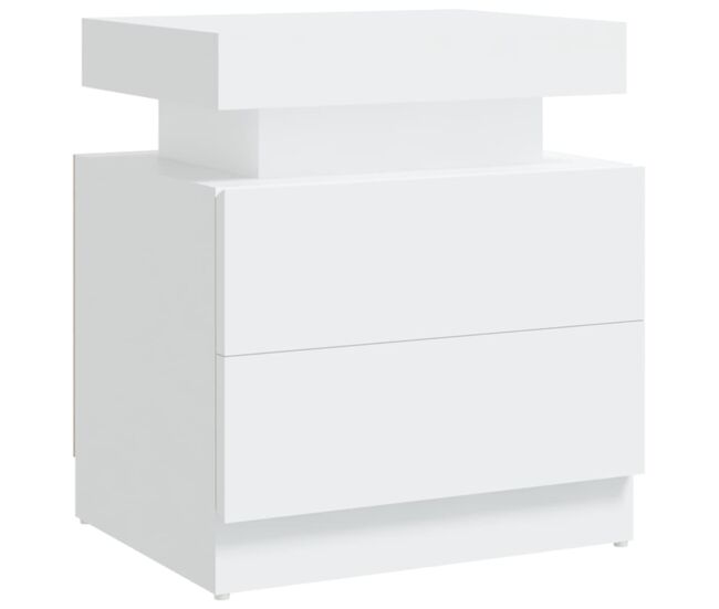Mesa de cabeceira - mesinha de cabeceira derivados de madeira branco