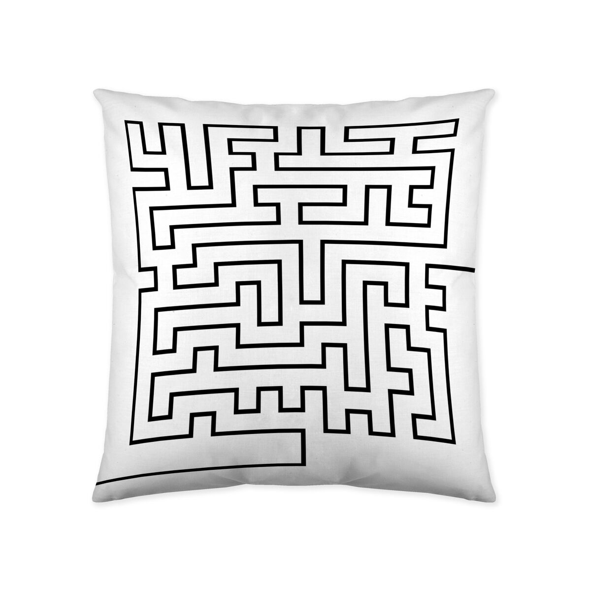 Icehome - capa de almofada estampada - sem enchimento - 60x60 cm - algodão extra suave - laberinth