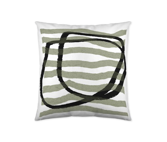 Icehome - capa de almofada estampada - sem enchimento - 60x60 cm - algodão extra macio - trazo