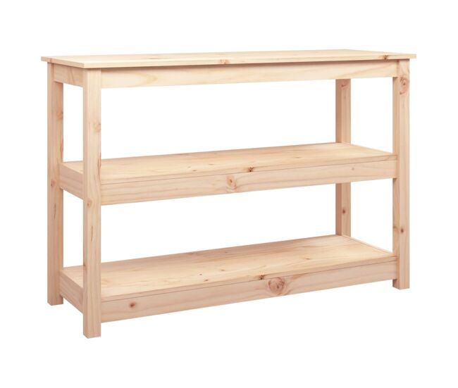 Mesa consola - mesa de entrada 110x40x74 cm madeira de pinho maciço