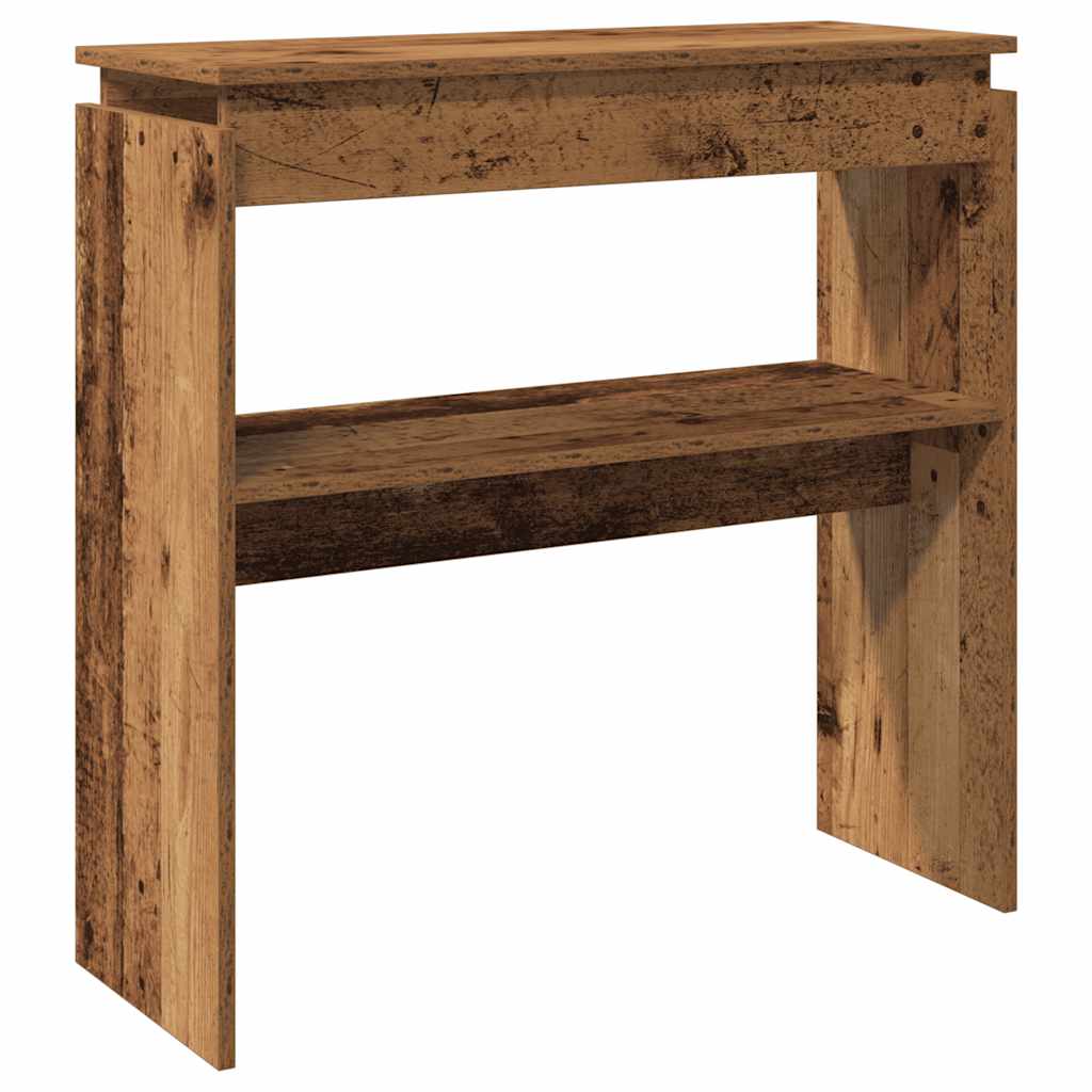 Mesa consola - mesa de entrada 80x30x80 cm derivados de madeira madeira velha