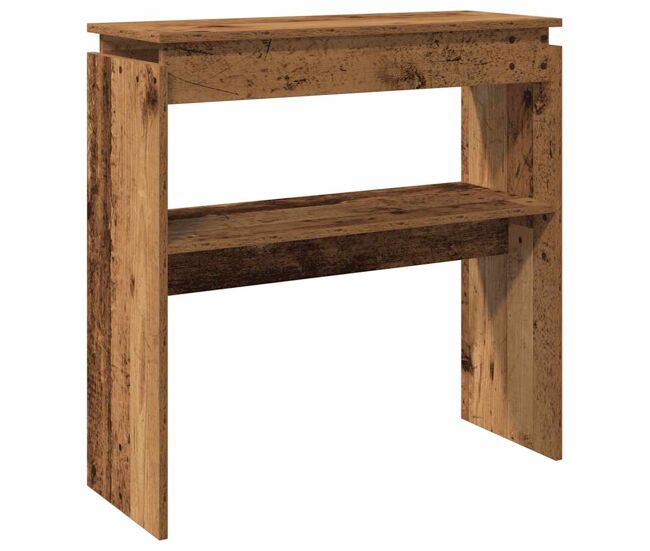 Mesa consola - mesa de entrada 80x30x80 cm derivados de madeira madeira velha