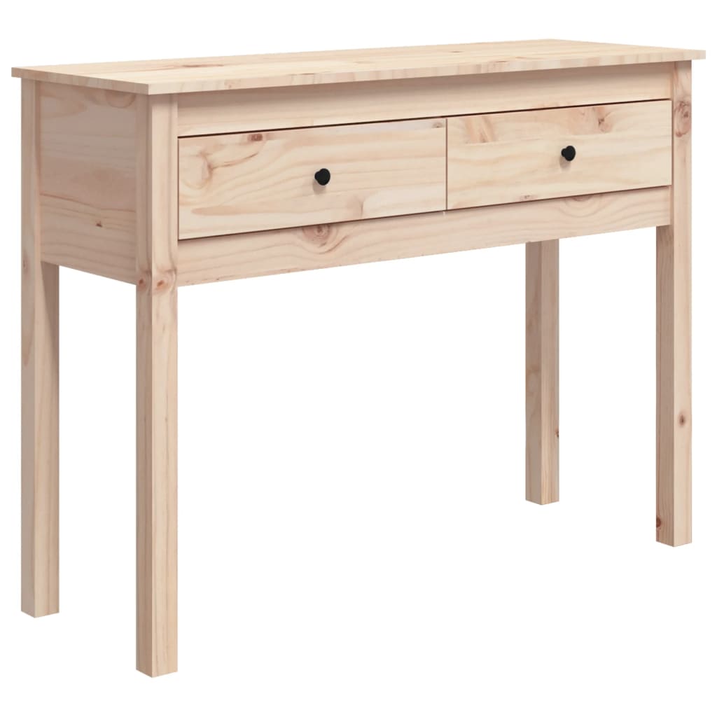 Mesa consola - mesa de entrada 100x35x75 cm madeira de pinho maciço