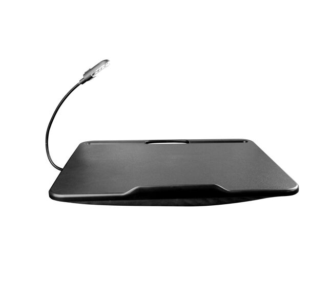 Well home - mesa lateral 'oran' preta 40x33cm