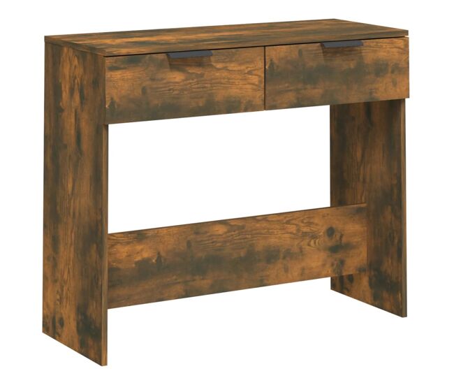 Mesa consola - mesa de entrada 90x36x75 cm derivados de madeira carvalho fumado