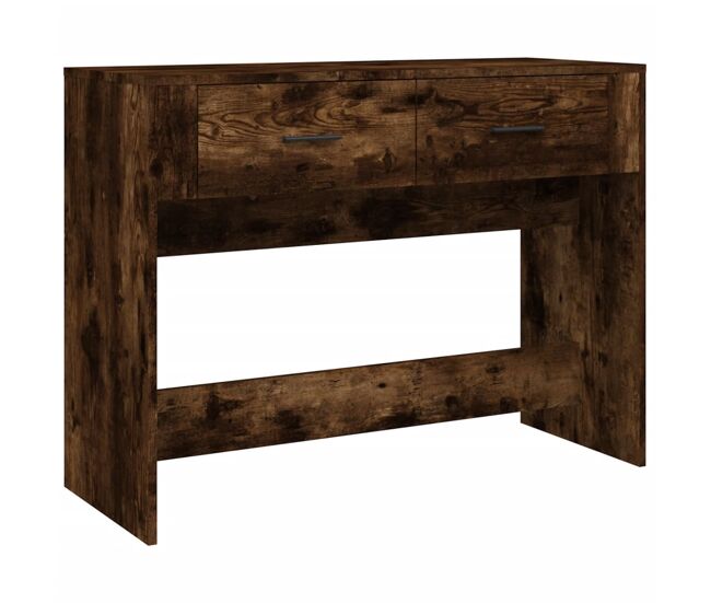 Mesa consola - mesa de entrada 100x39x75 cm derivados de madeira carvalho fumado