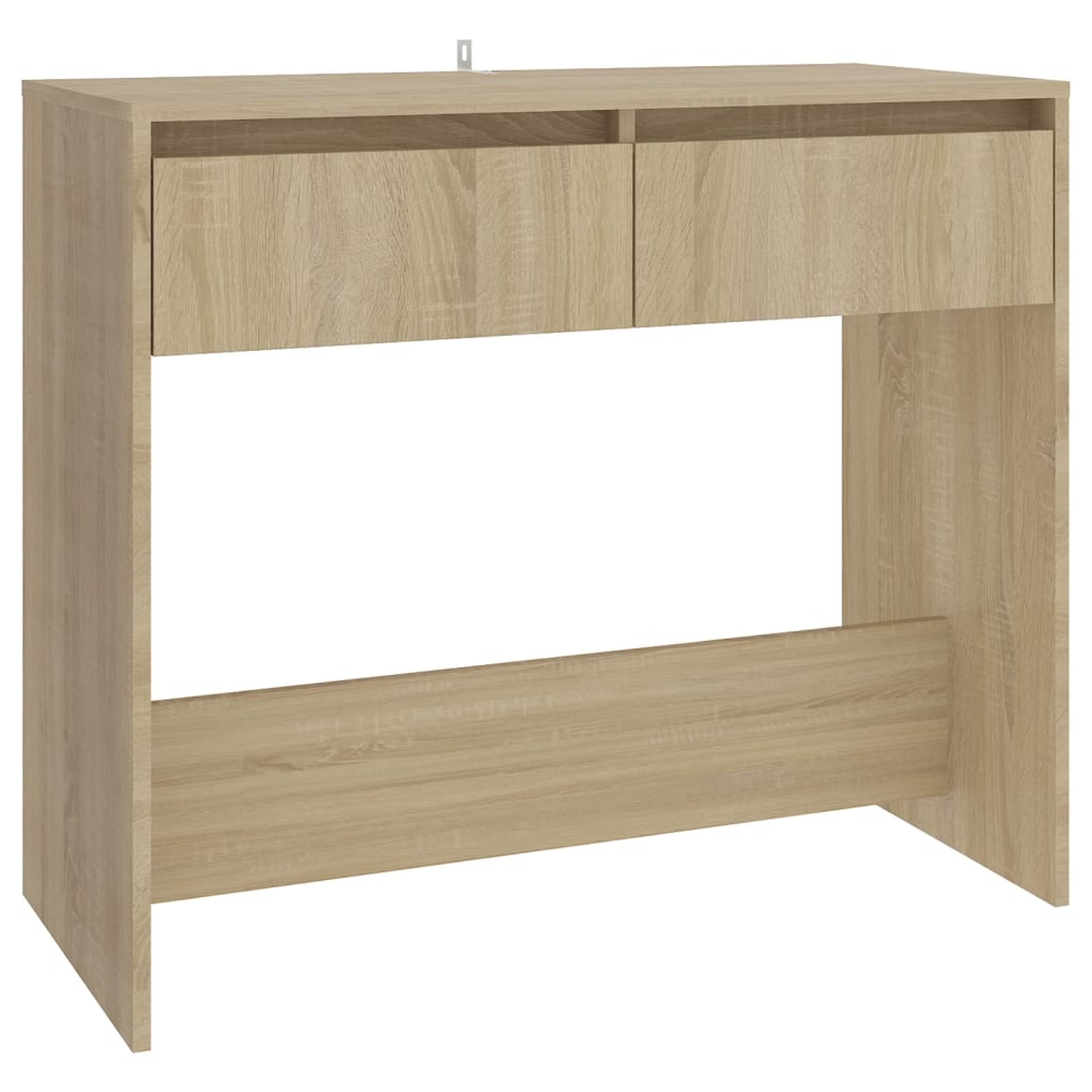 Mesa consola - mesa de entrada 89x41x76,5 cm derivados de madeira carvalho sonoma