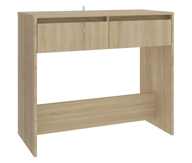 Mesa consola - mesa de entrada 89x41x76,5 cm derivados de madeira carvalho sonoma