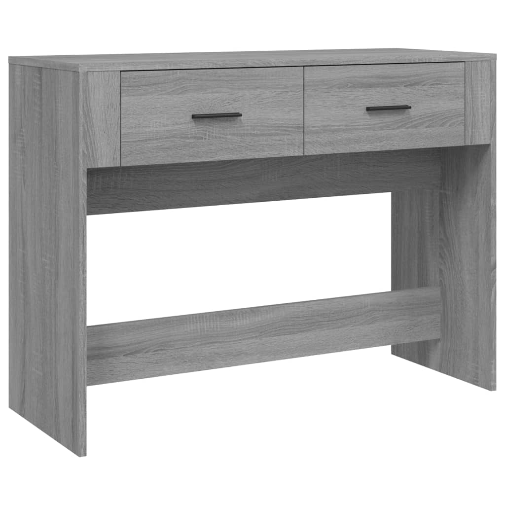 Mesa consola - mesa de entrada 100x39x75 cm derivados de madeira cinzento sonoma
