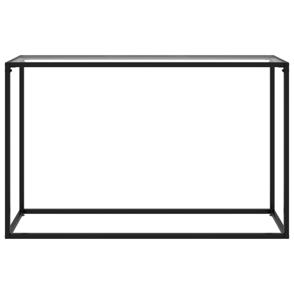 Mesa consola - mesa de entrada 120x35x75 cm vidro temperado transparente