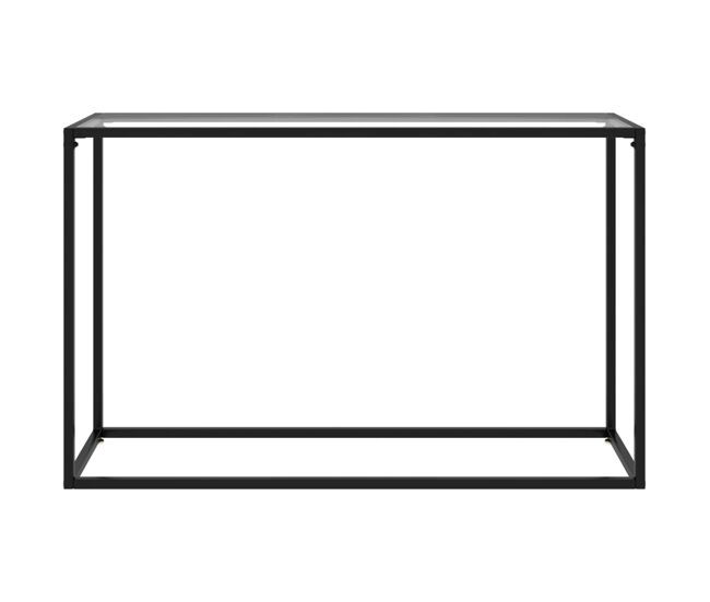 Mesa consola - mesa de entrada 120x35x75 cm vidro temperado transparente