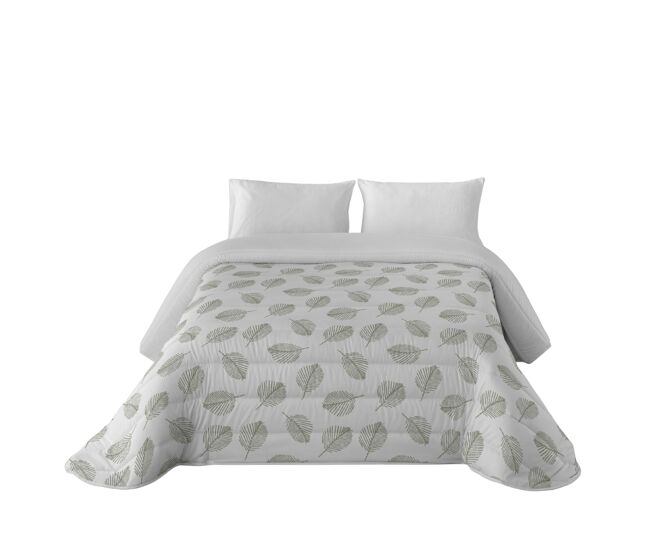 Sandal - edredom nórdico estampado - ótimo conforto e acolchoamento extra macio - peso 300 gramas com toque de pena - cama 90 - jaho sage
