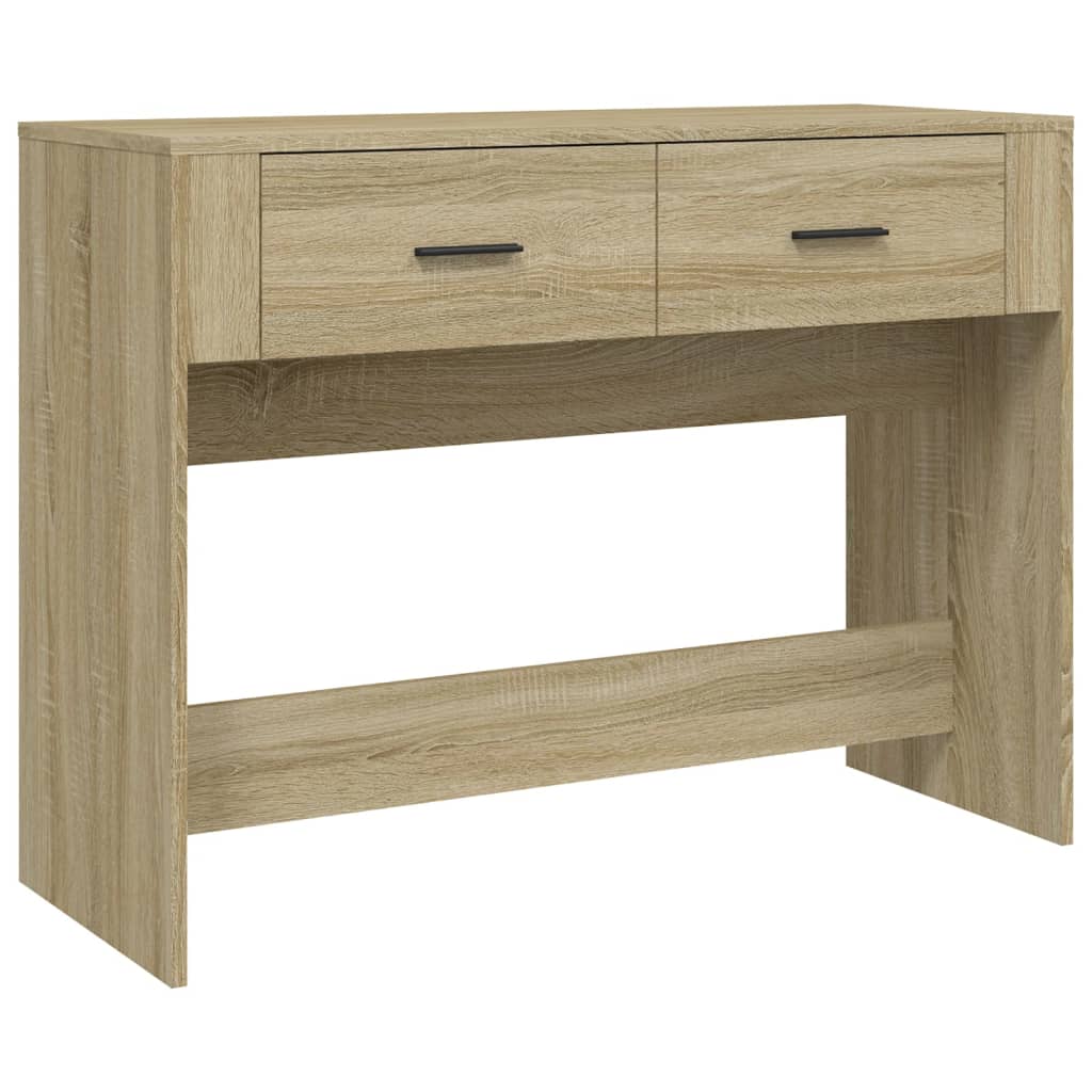 Mesa consola - mesa de entrada 100x39x75 cm derivados de madeira carvalho sonoma