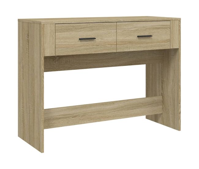 Mesa consola - mesa de entrada 100x39x75 cm derivados de madeira carvalho sonoma