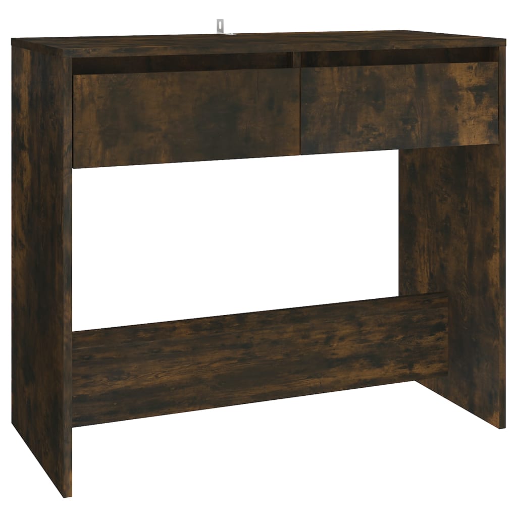 Mesa consola - mesa de entrada 89x41x76,5 cm derivados de madeira carvalho fumado