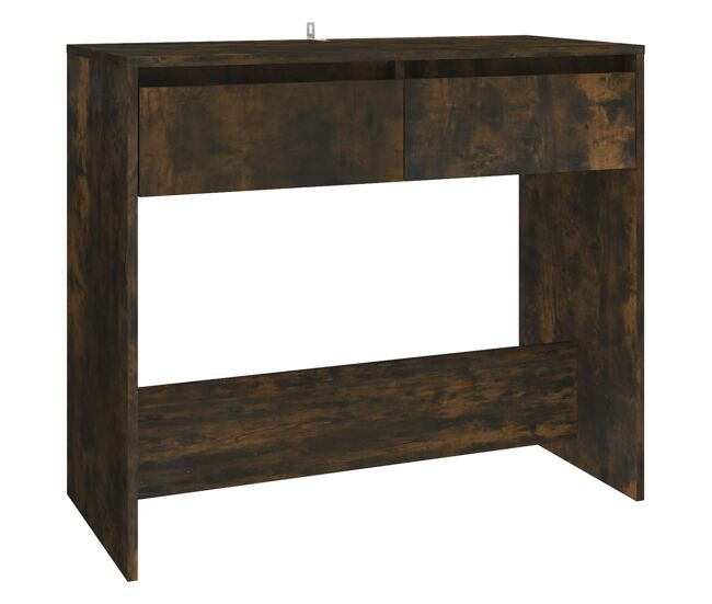 Mesa consola - mesa de entrada 89x41x76,5 cm derivados de madeira carvalho fumado
