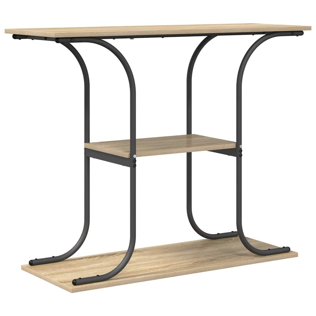 Mesa consola - mesa de entrada carvalho sonoma 101 x 35 x 80.5 cm madeira processada