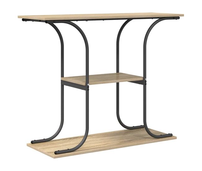 Mesa consola - mesa de entrada carvalho sonoma 101 x 35 x 80.5 cm madeira processada