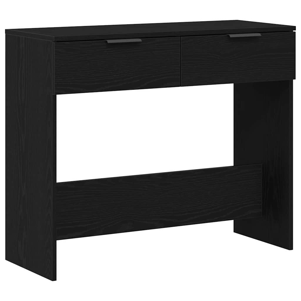 Mesa consola - mesa de entrada carvalho preto 90 x 36 x 75 cm madeira processada