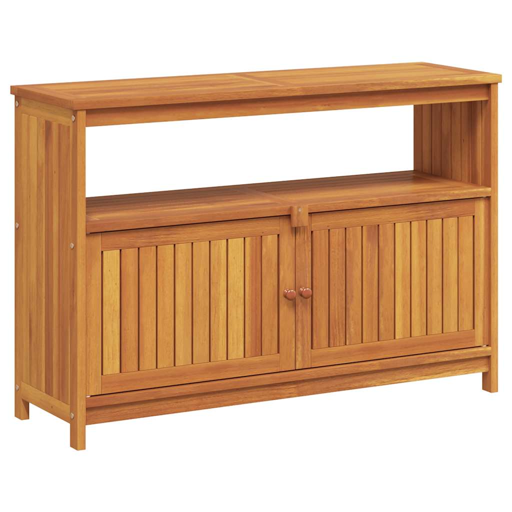 Mesa consola - mesa de entrada para jardim 110x35x75 cm madeira de acácia maciça