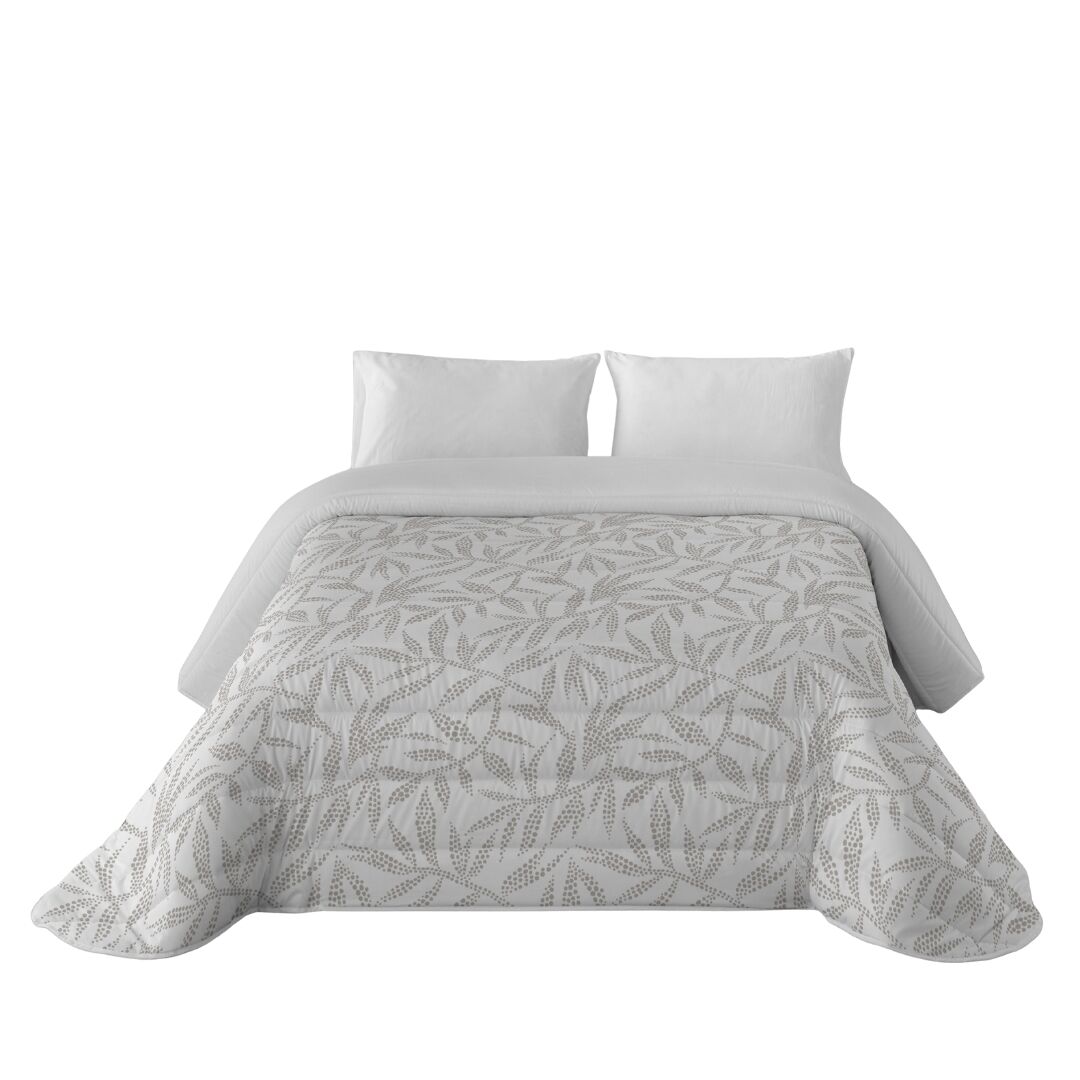 Sandal - edredom nórdico estampado - ótimo conforto e acolchoamento extra macio - peso 300 gramas com toque de pena - cama 150 - wakia stone